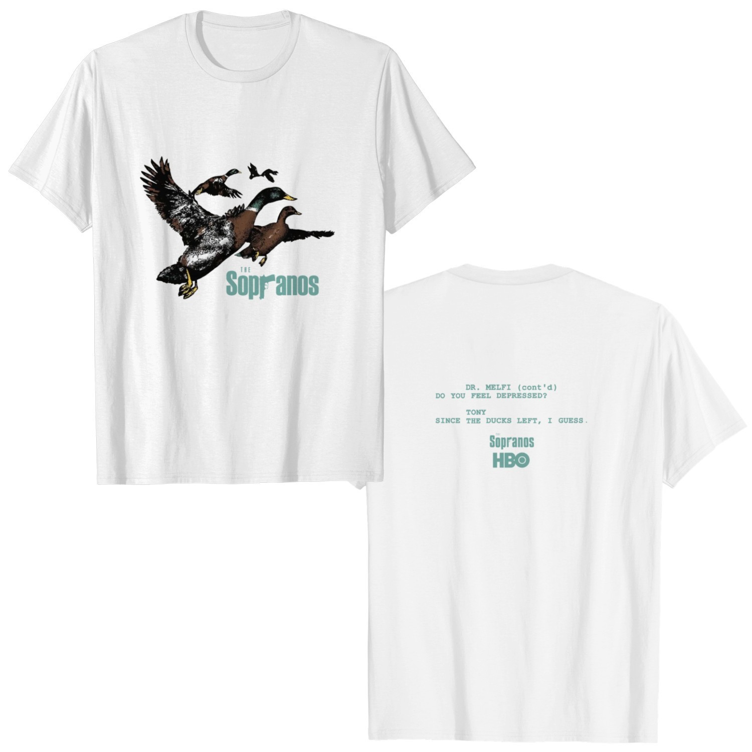 The Sopranos Shirt Ducks The Sopranos Shirt 2 Sided Unisex Shirt
